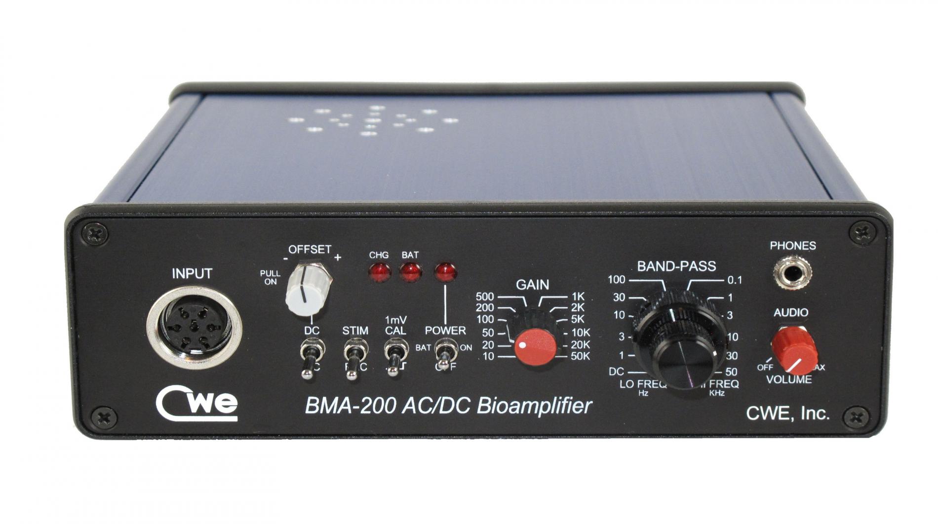 BMA-200 Single Channel AC/DC Preamplifier | CWE