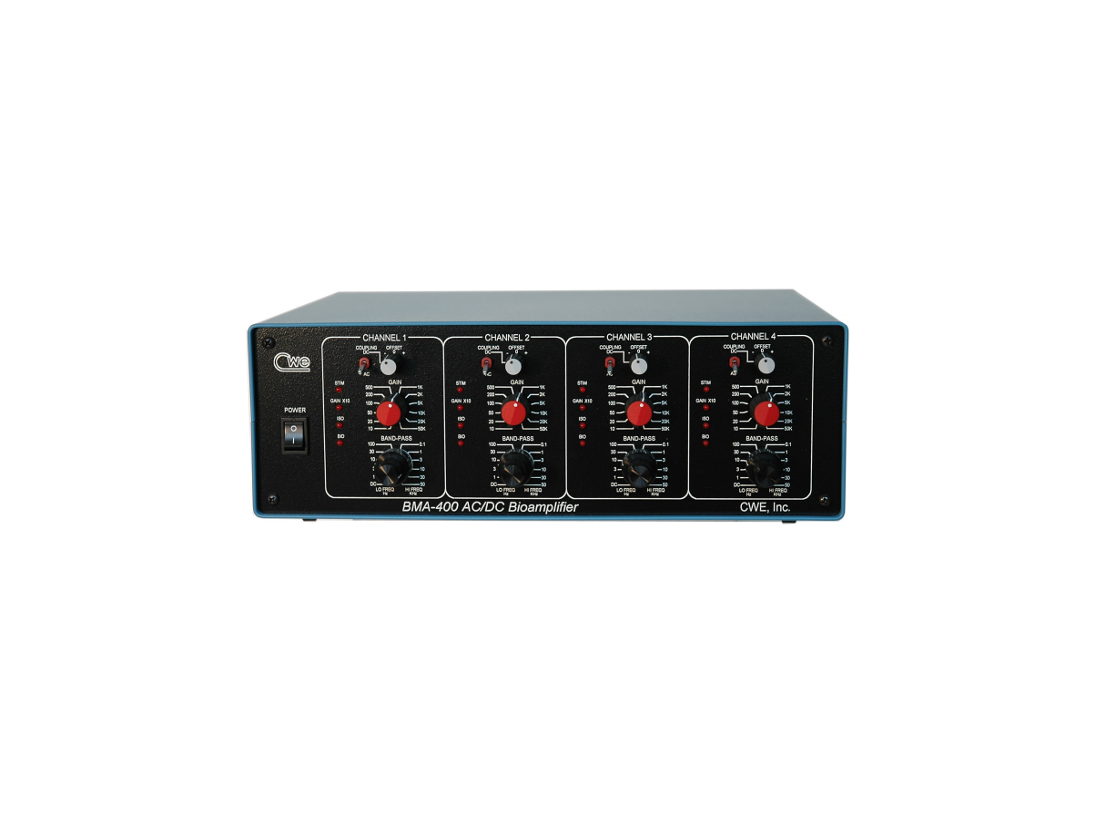 BMA-400 Four-channel AC/DC Preamplifier | CWE