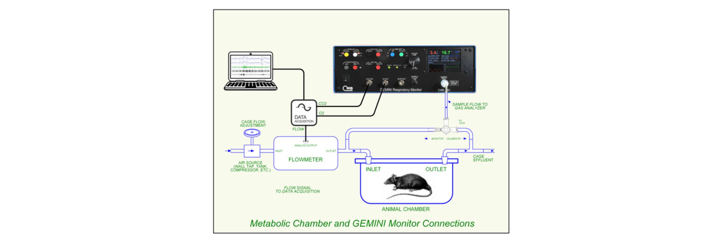 Metabolic Monitoring Using the GEMINI O2 & CO2 Monitor