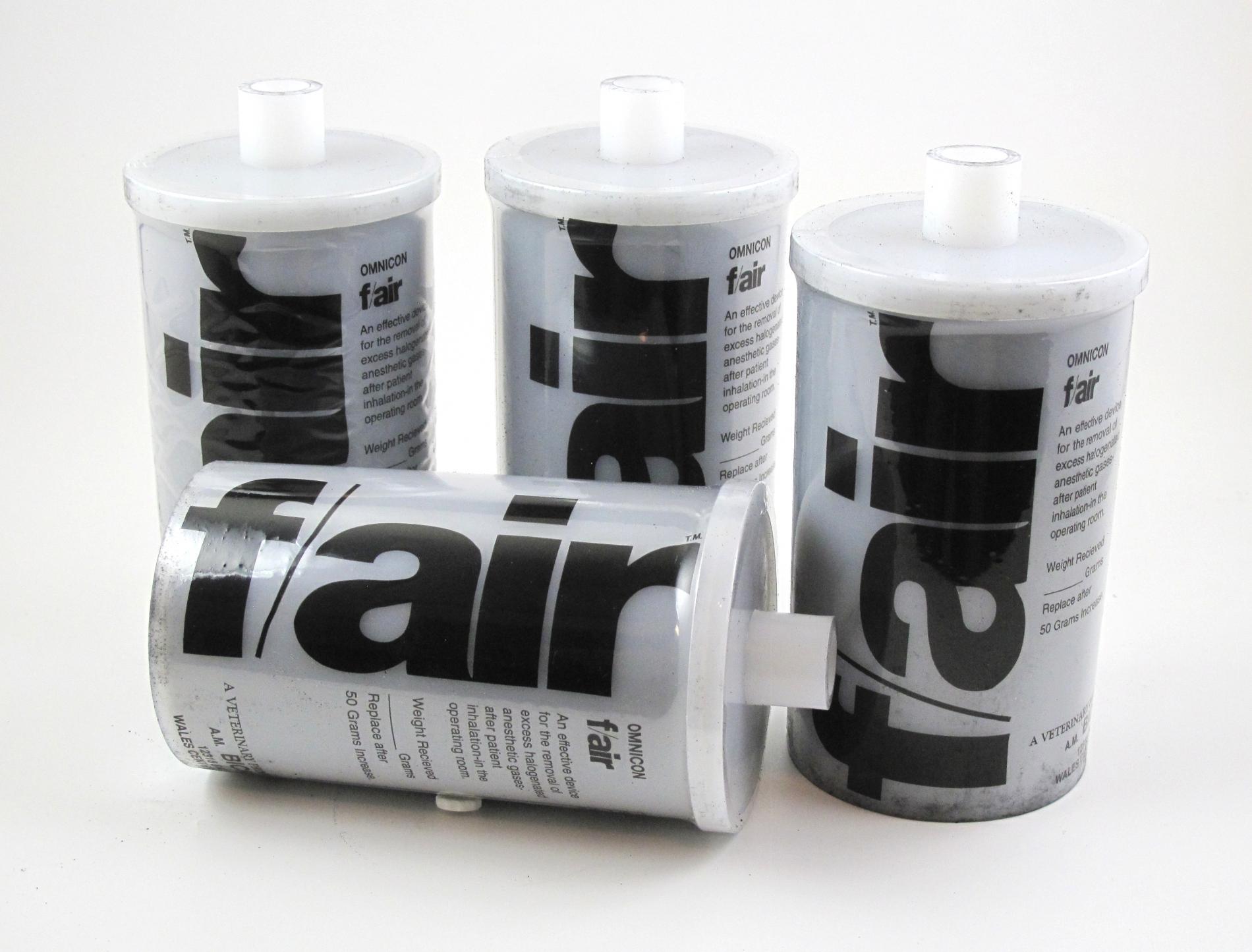 Replacement absorber canisters, pack of 4