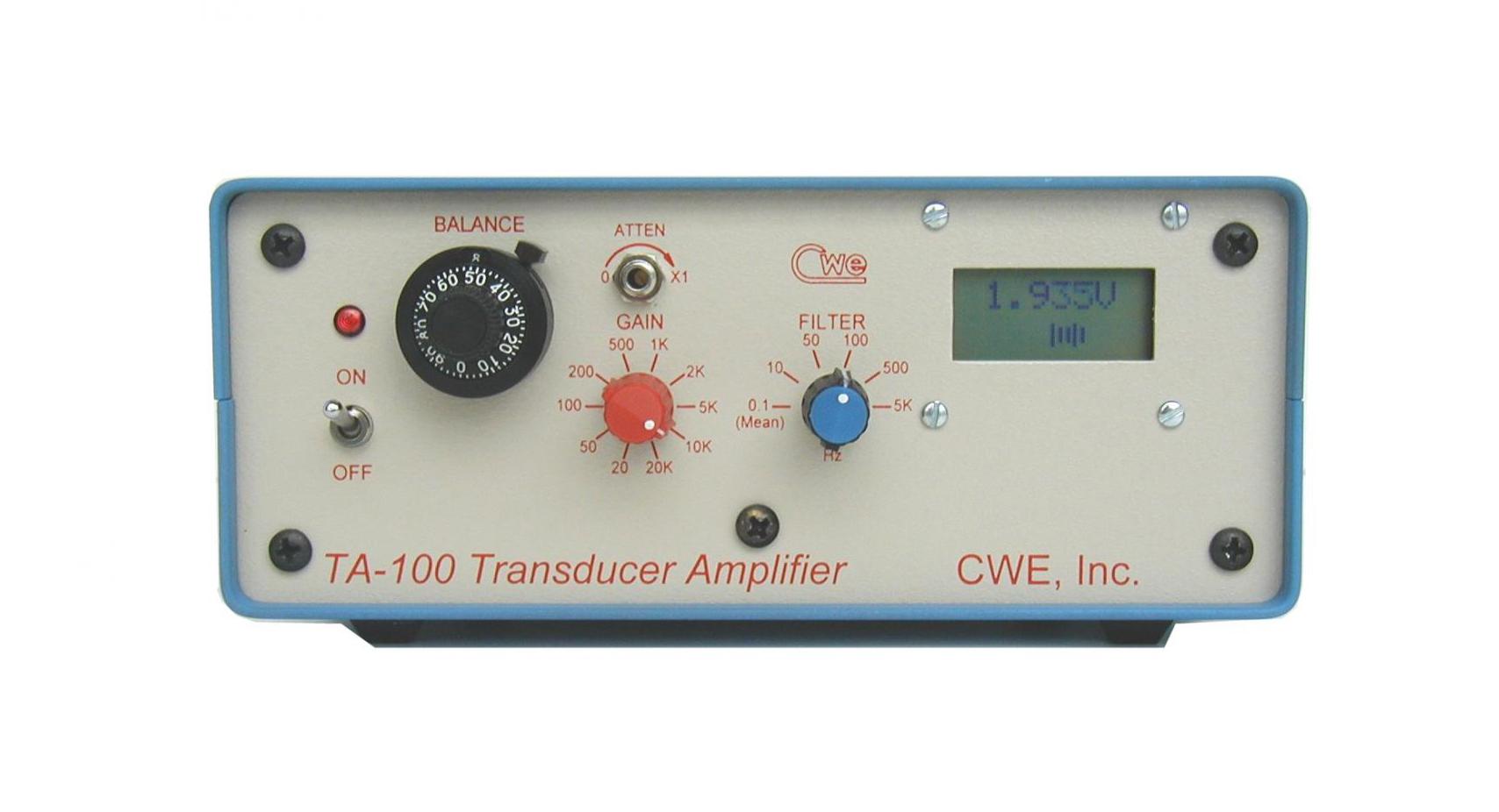 CWE TA-100 Single-Channel Transducer Amplifier