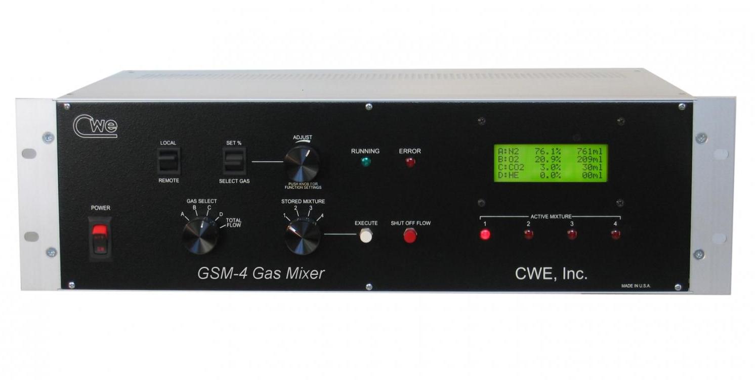 CWE GSM-4 Four-channel Gas Mixer