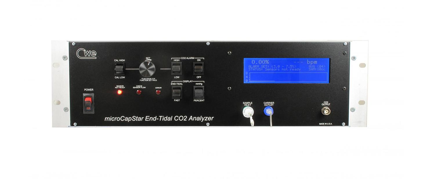 microCapStar End-tidal CO2 Monitor for mice, rats, and larger animals