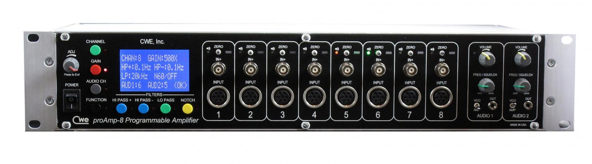 proAmp-8 8-channel Programmable Preamplifier