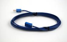 Type-T thermocouple extension cable, 6' long