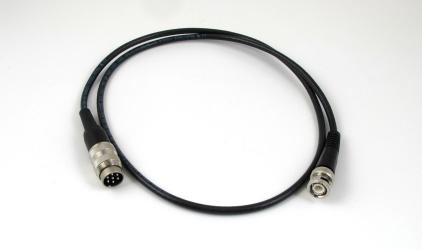 CT-1000 high-level input cable, BNC termination, 2' long