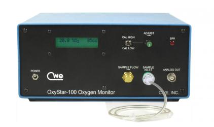 CWE Oxystar fast-response respiratory oxygen measurement